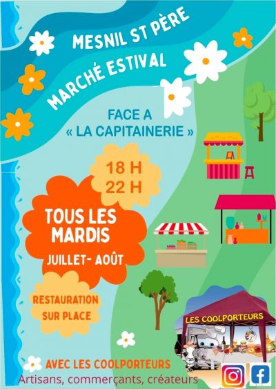 Marché estival de Mesnil St Père