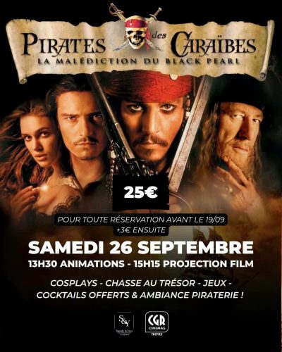 Après-midi Pirates des Caraïbes : La Malédiction du Black Pearl