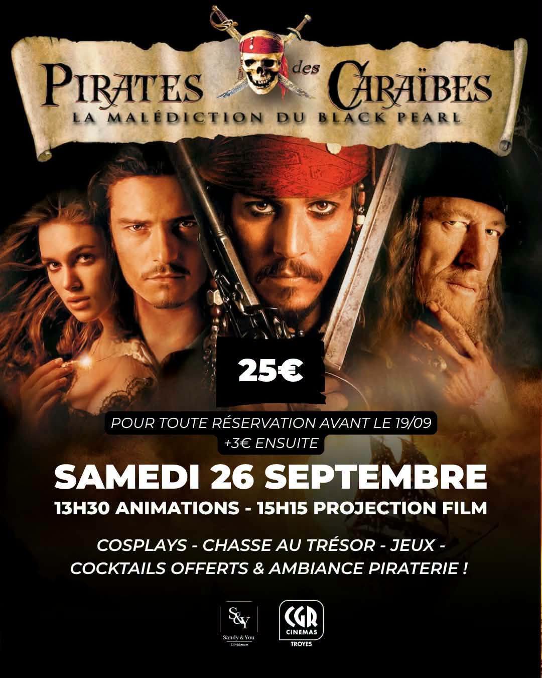 Après-midi Pirates des Caraïbes : La Malédiction du Black Pearl