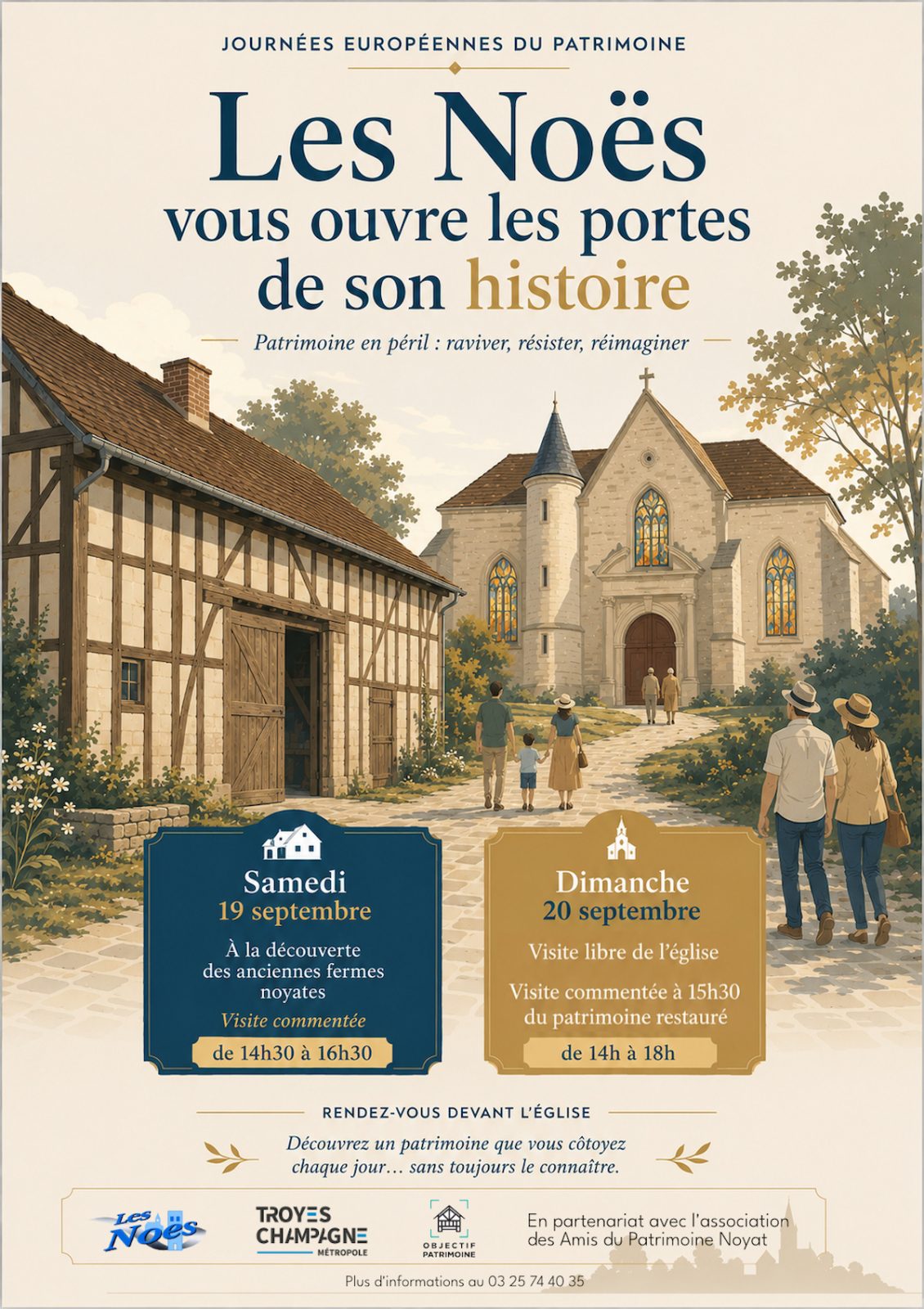 Journée Européenne du Patrimoine à Les Noës-Près-Troyes