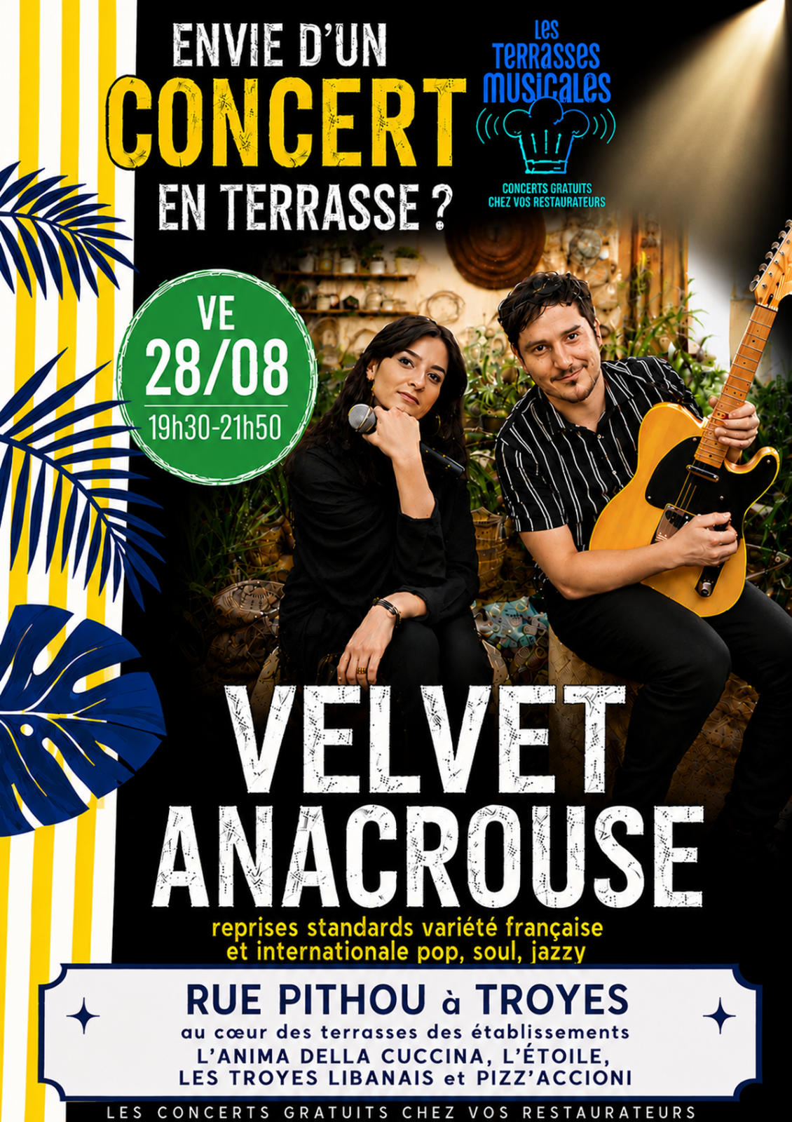 Concert du Duo Troyen „Velvet Anacrouse“