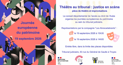 Théâtre au tribunal : justice en scène – JEP 2026