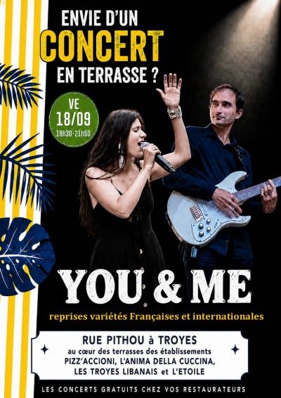 Concert gratuit du groupe troyen „YOU & ME“