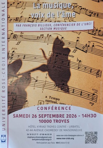 Conférence – La musique, voix de l’âme