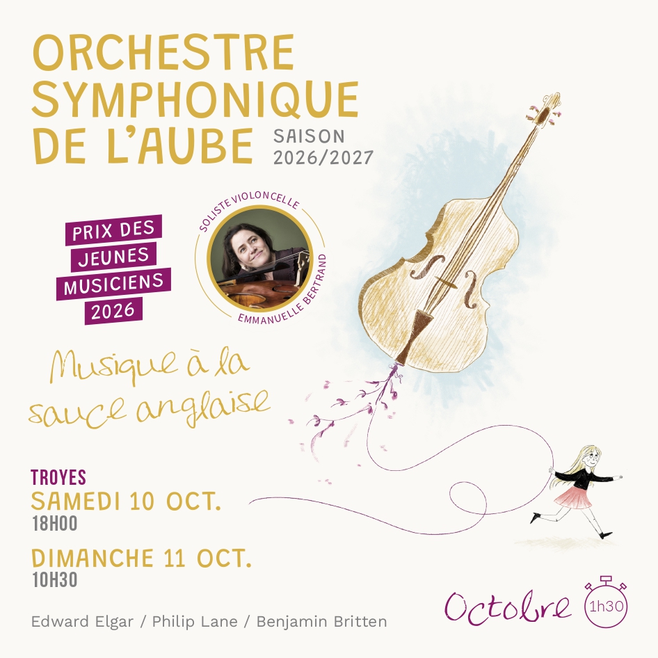 Orchestre Symphonique de l’Aube – Musique à la sauce anglaise