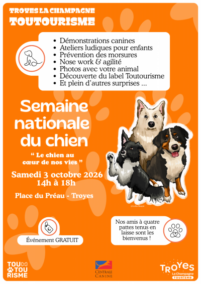 Semaine nationale du chien – „Le chien au cœur de nos vies“