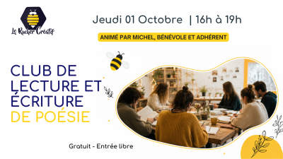 Club lecture et d’écriture de poésie