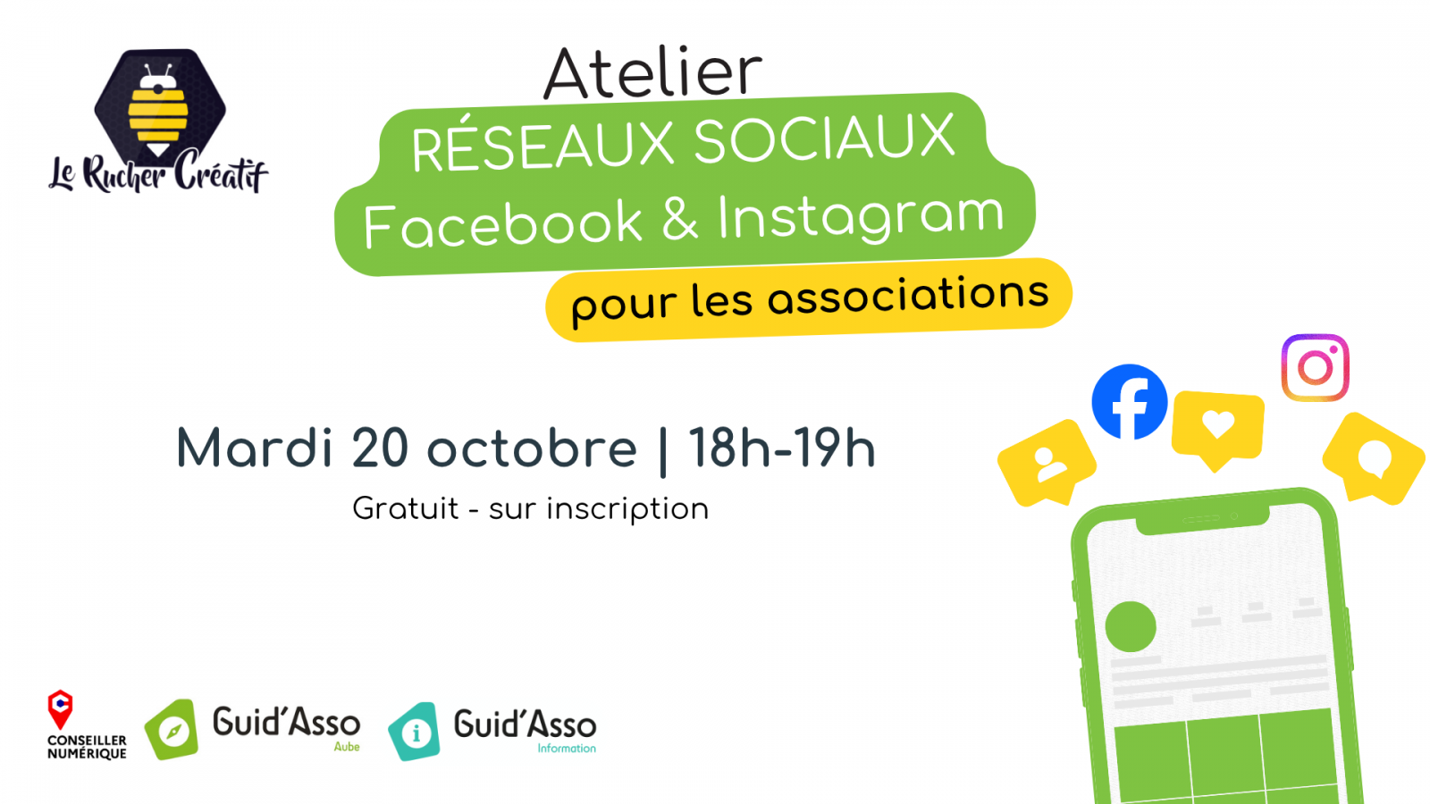 Guid’Asso : Atelier Gestion des réseaux sociaux