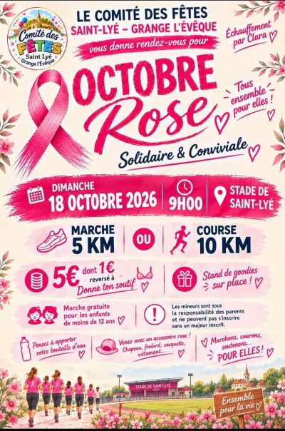 Marche ou Court pour Octobre Rose