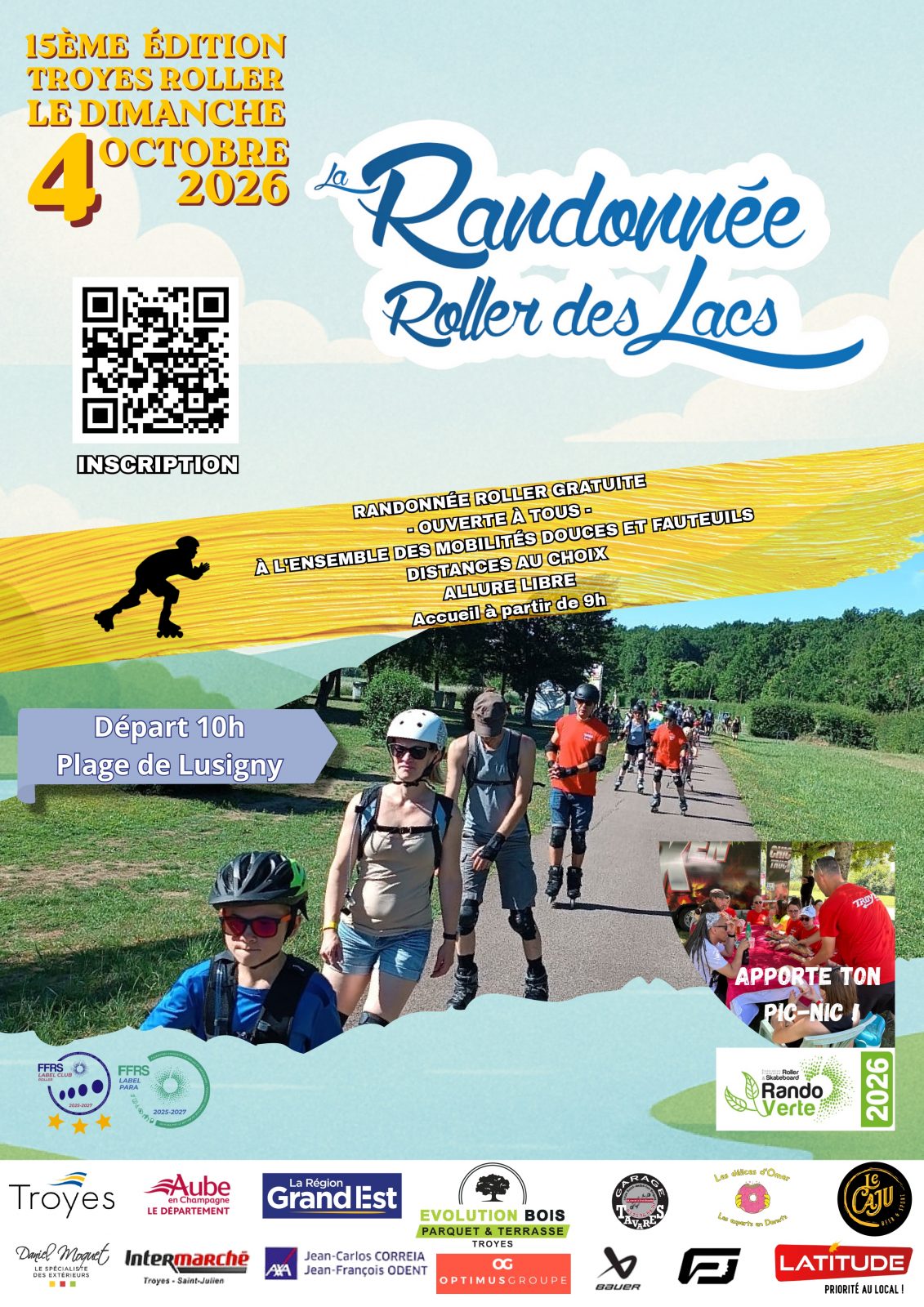 Randonnée Roller des Lacs