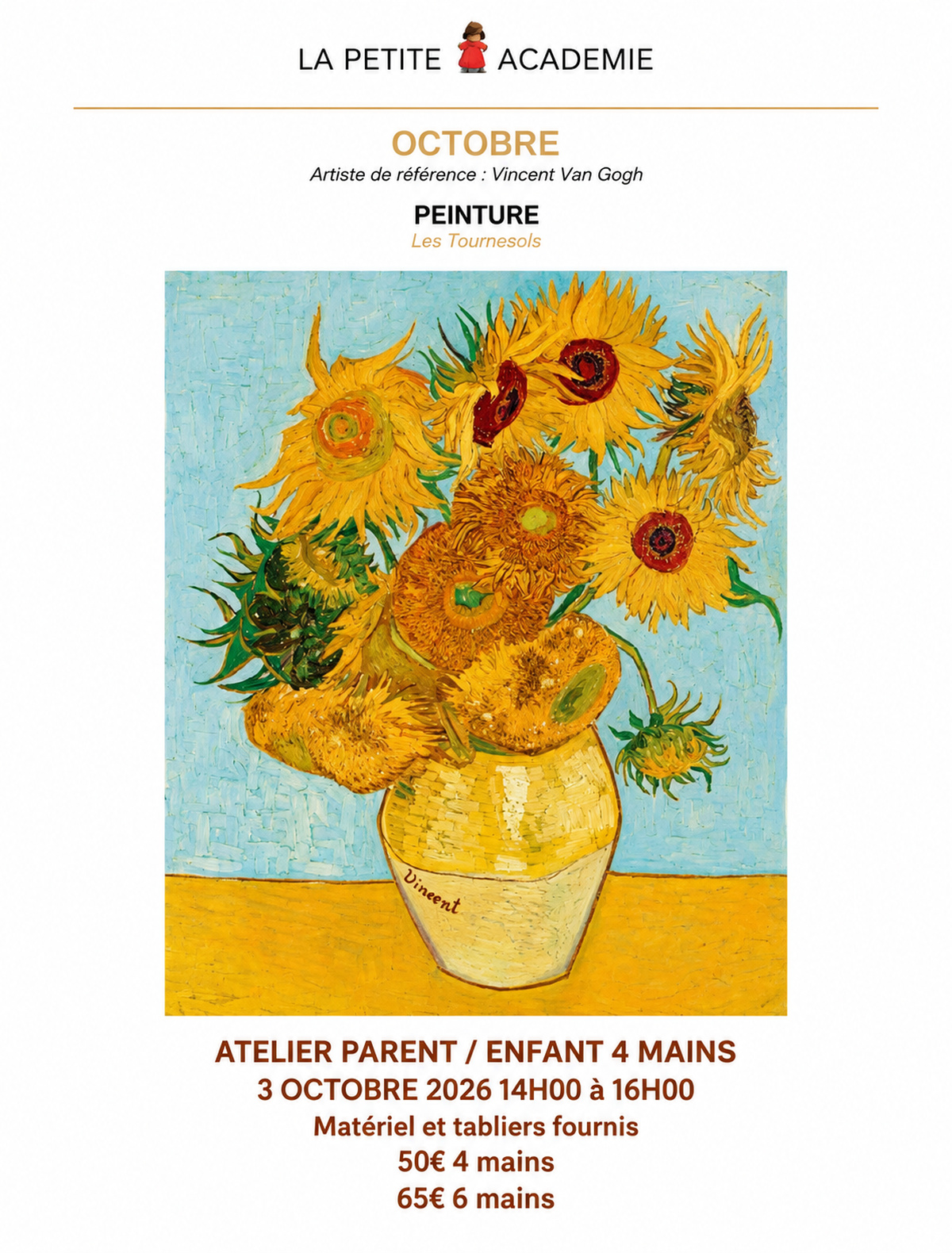 Atelier de peinture à 4 mains (parent/enfant)