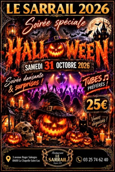 Halloween s’invite au Sarrail !