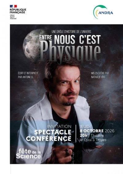 Spectacle-conférence „Entre nous c’est physique“