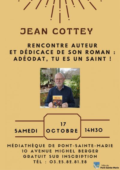 Rencontre auteur avec Jean Cottey