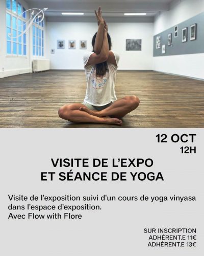 Visite de l’exposition „Demande au Vide“ et séance de yoga