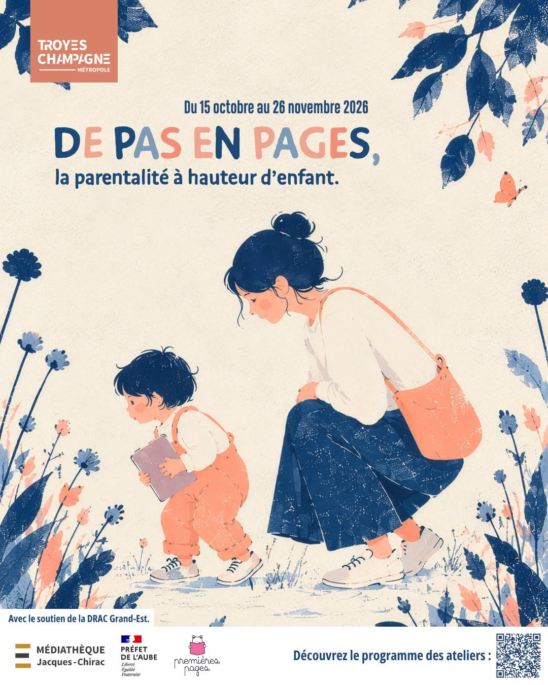 De pas en pages, la parentalité à hauteur d’enfant
