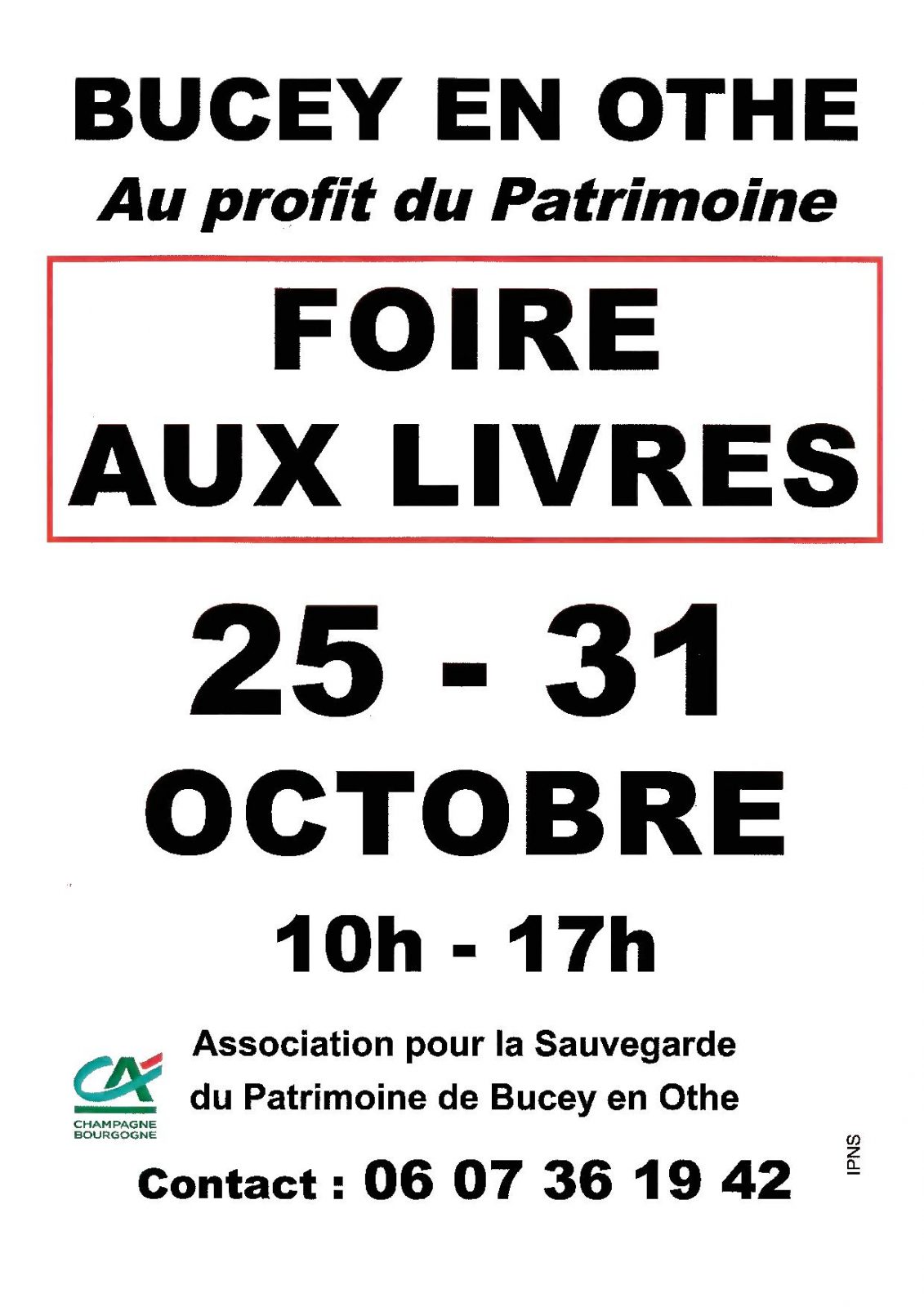 Foires aux livres de Bucey