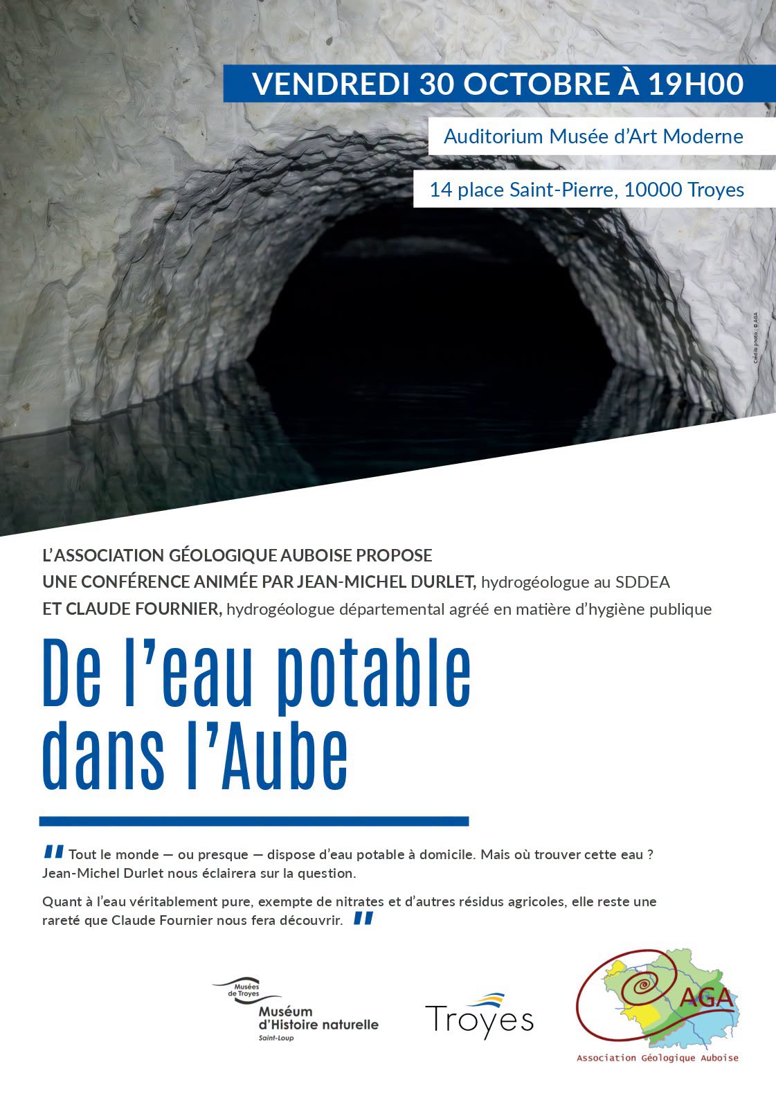 Conférence „De l’eau potable dans l’Aube“