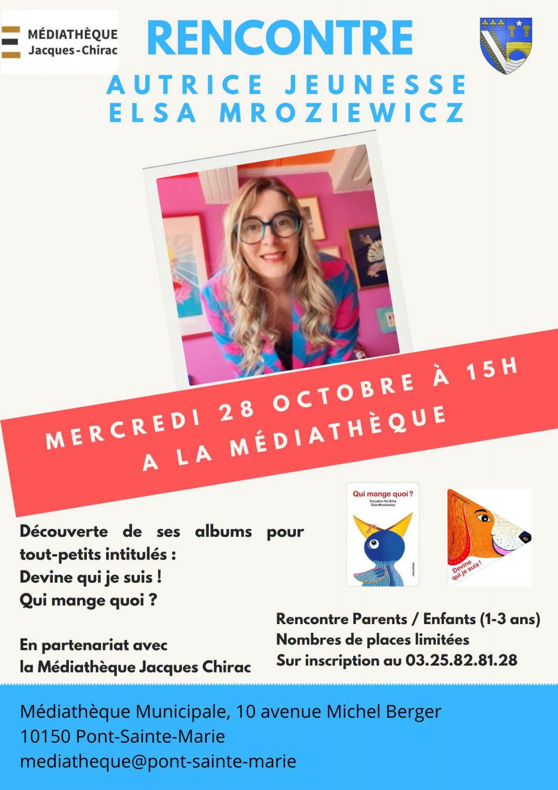 Rencontre avec Elsa Mroziewicz – Découverte d’albums jeunesse