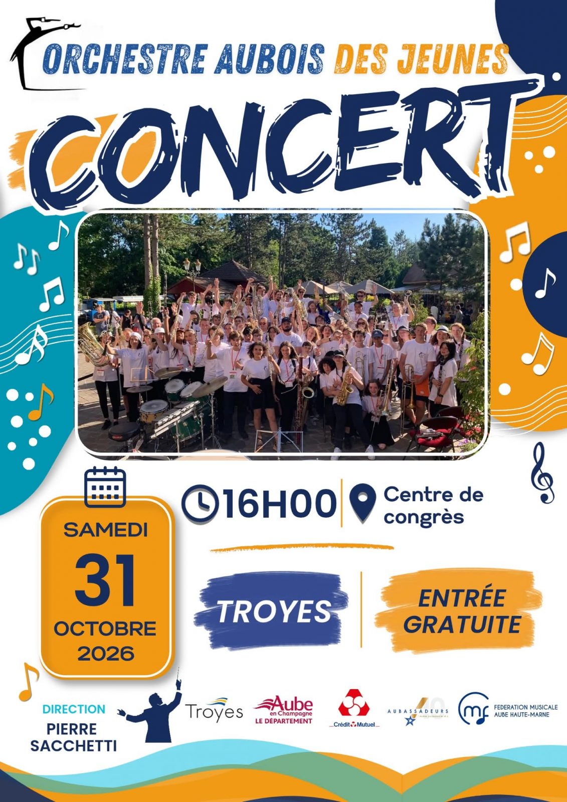 Concert de l’Orchestre Aubois des Jeunes