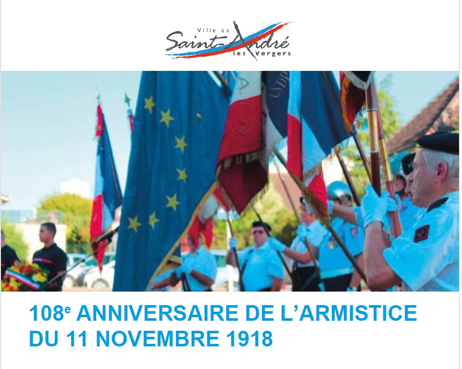 Commémoration du 108e anniversaire de l’Armistice du 11 novembre 1918