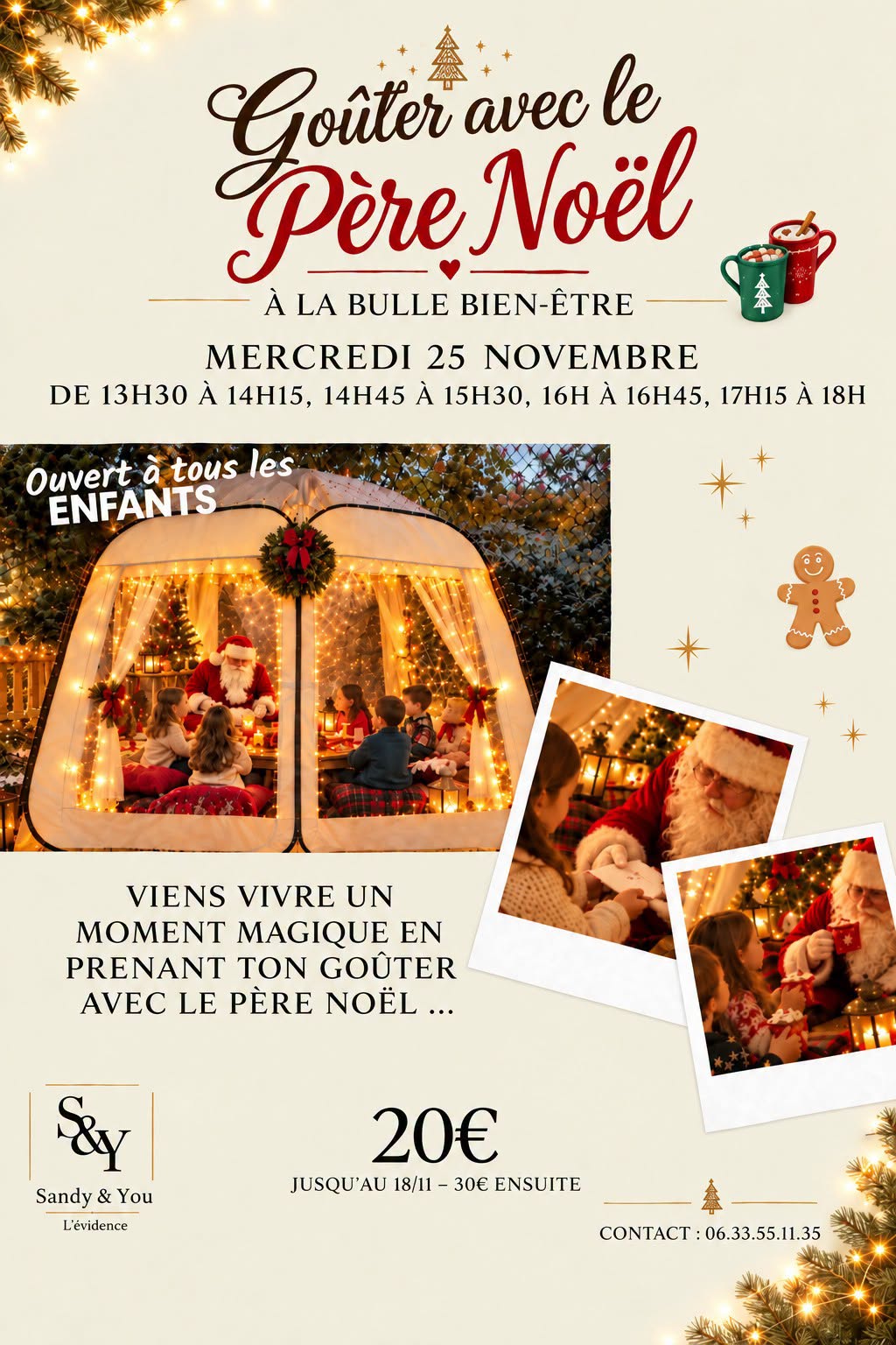 Goûter enchanté avec le Père Noël