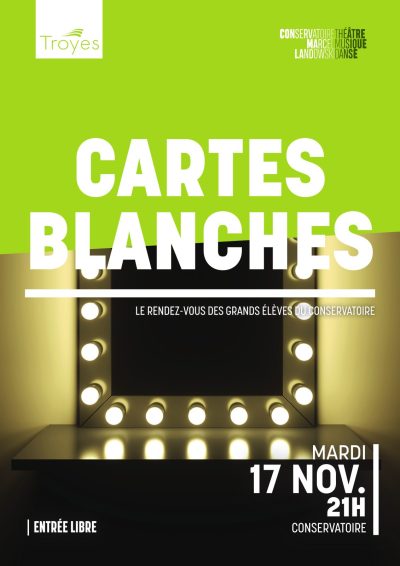 Cartes blanches