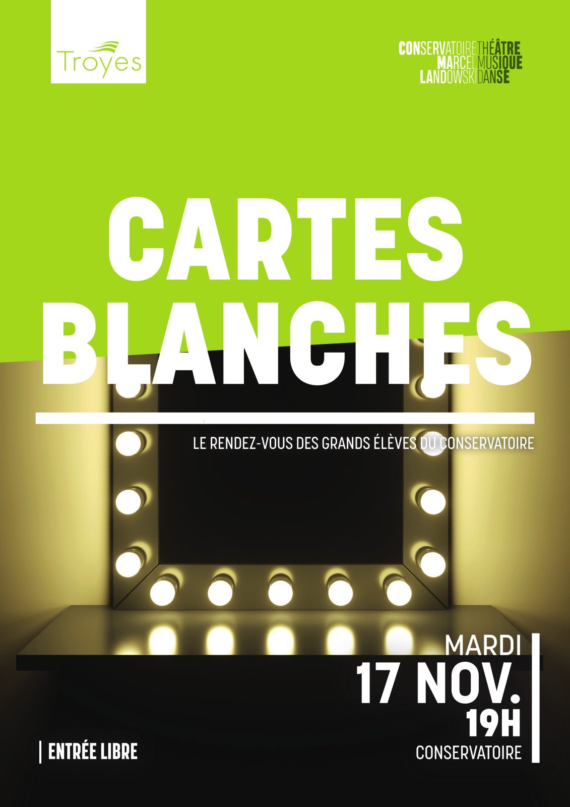 Cartes blanches